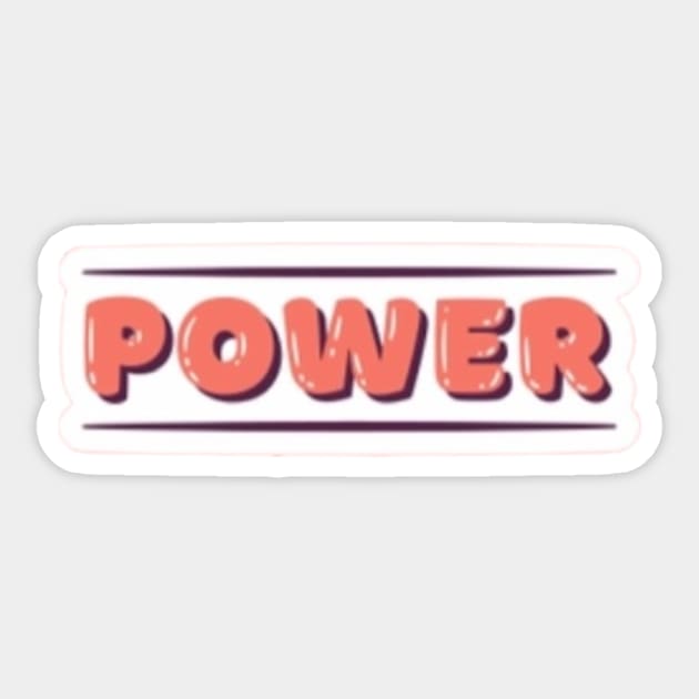 Be POWER Sticker by CharactersFans